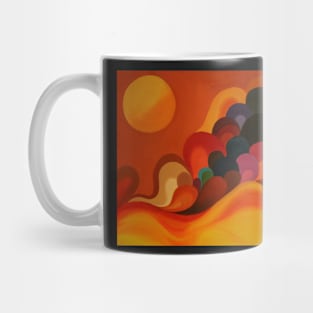 Waves Abstract Mug